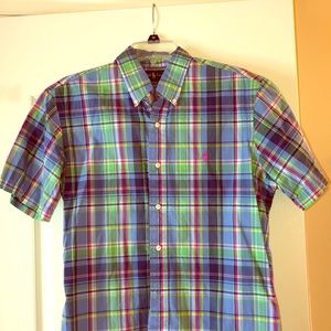 Polo Ralph Lauren Short Sleeve Button Down Sz M